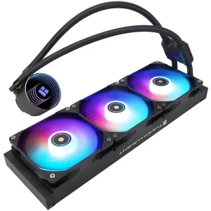 Thermalright Frozen Notte 360 BLACK ARGB V2 Liquid CPU Cooler | 360mm Radiator, 3x120mm Fans