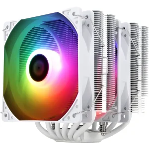 Thermalright Peerless Assassin 120 SE ARGB CPU Air Cooler | 6 Heat Pipes, Dual TL-C12C-S PWM Fan, Aluminium Heatsink Cover, AGHP Technology, White