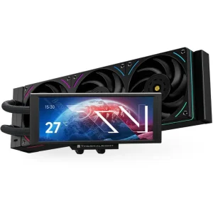 Thermalright Trofeo Vision 360 ARGB Black Liquid CPU Cooler | 6.86-Inch Magnetic IPS LCD Screen, 2400x1080 Resolution, Intel LGA1700/1851, AMD AM4/AM5
