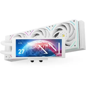 Thermalright Trofeo Vision 360 ARGB White Liquid CPU Cooler | 6.86-Inch Magnetic IPS LCD Screen, 2400x1080 Resolution, Intel LGA1700/1851, AMD AM4/AM5