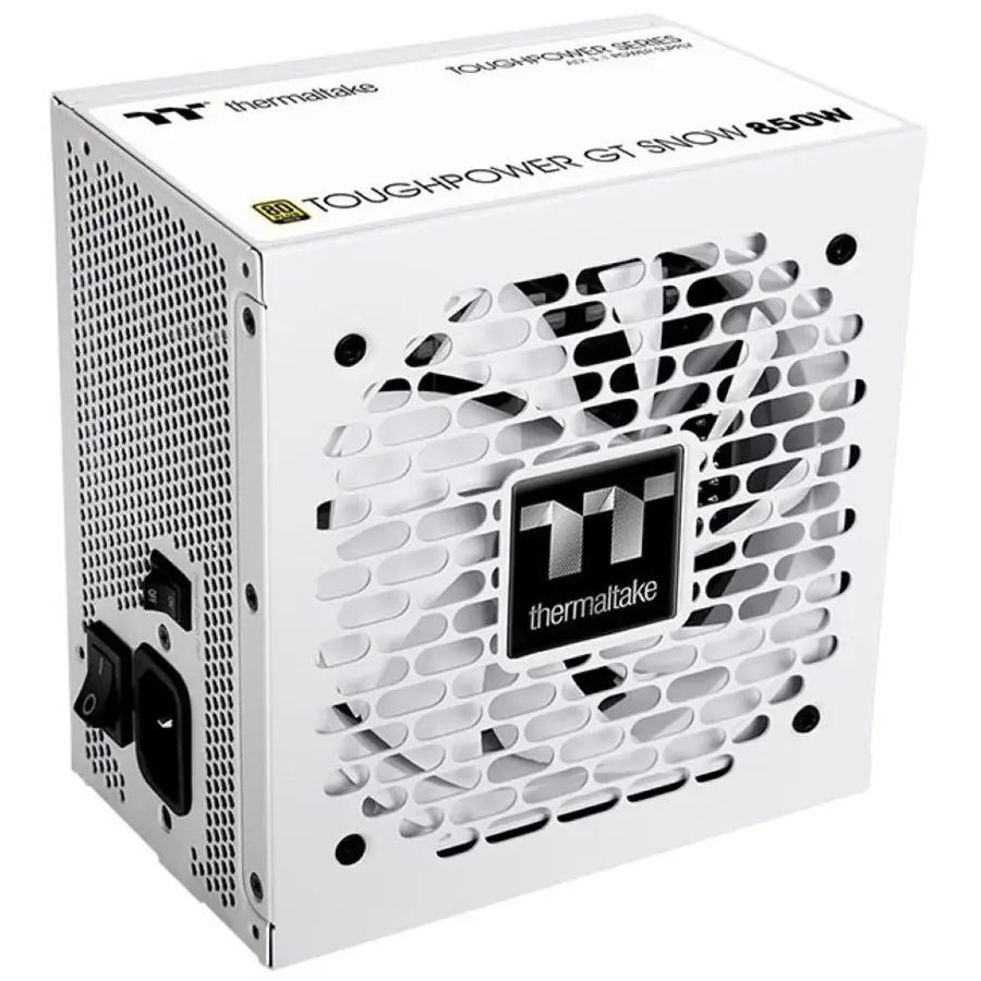 Thermaltake ToughPower GT 850W Power Supply | ATX 3.1, PCIe Gen 5.1, Fully Modular, 80 Plus Gold, Snow - Image 3