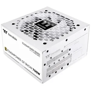 Thermaltake Toughpower GT Snow Power Supply | 750W, 80 PLUS Gold, Fully Modular, ATX 3.1, PCIe Gen 5.1, White