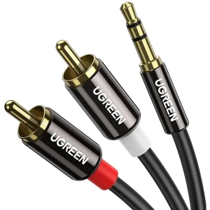 UGREEN 10590 3.5mm To RCA Audio Cable | 3M, HiFi Sound Quality