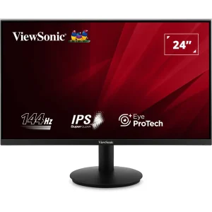 ViewSonic VA24G1-H 24" Full HD 144Hz Monitor | IPS, 1ms, Variable Refresh Rate, Eye ProTech+, HDMI VGA