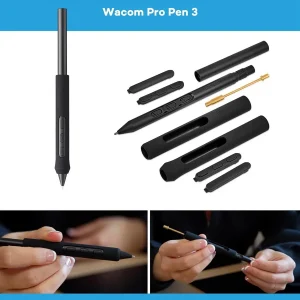 Wacom Intuos Pro Small Digitiser PTK470K0B, 8192 Pressure Levels, Tilt Recognition, Multi-Touch, USB, Bluetooth, Black