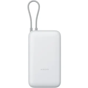 Xiaomi 22.5W Power Bank 20000 mAh Integrated Cable | USB-A, USB-C, Light Gray BHR9738GL
